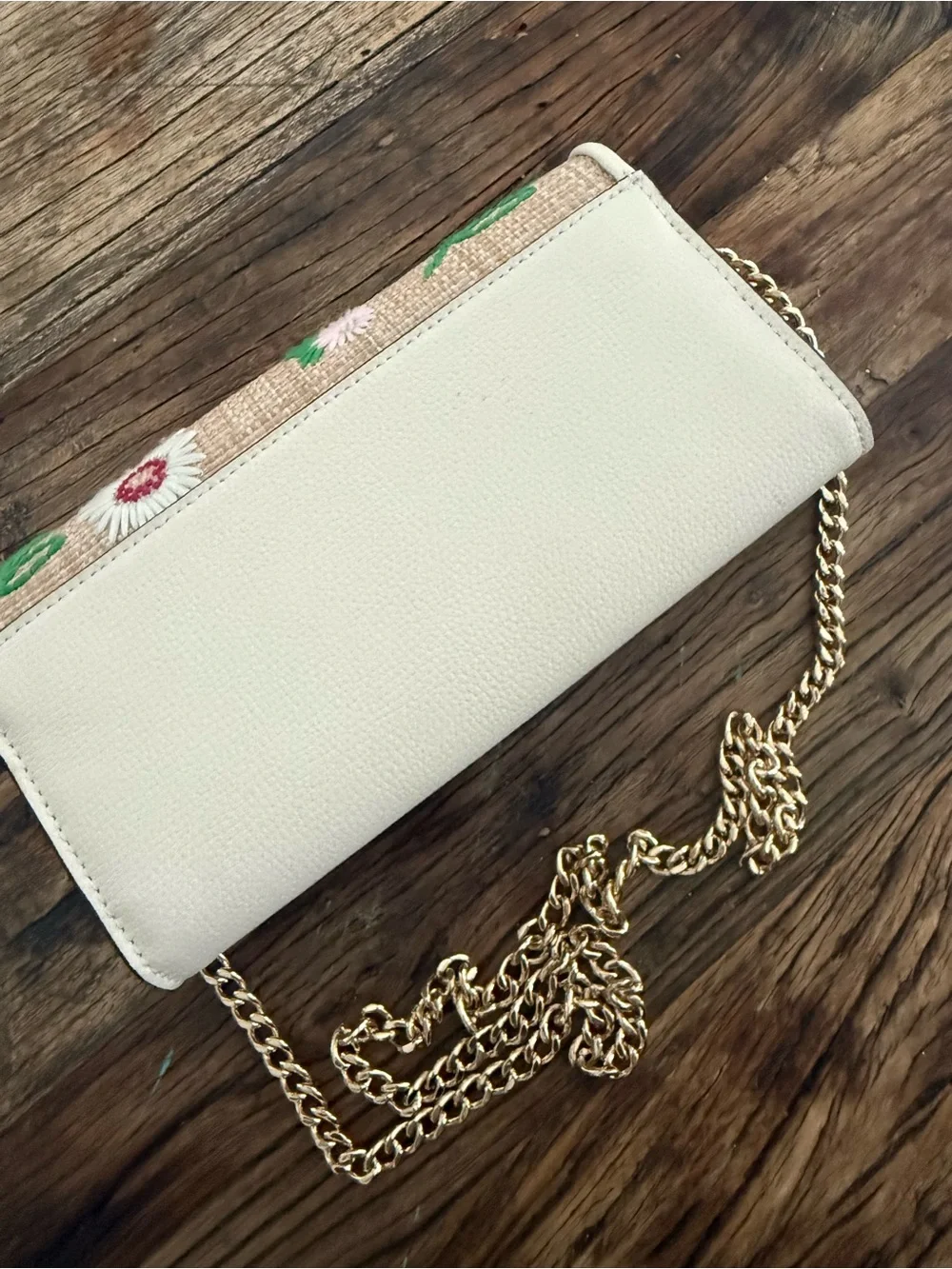 Kate Spade New York PHOEBE STRAW TURNLOCK WALLET-ON-CHAIN
